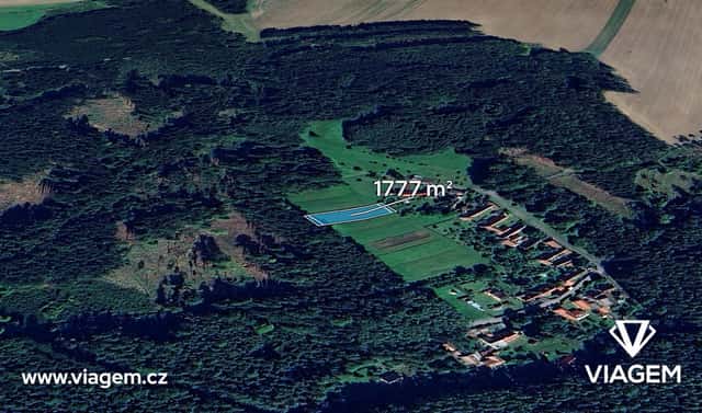 Prodej zahrady 1 332 m², Vyklantice, okres Pelhřimov