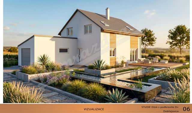 Prodej stavebního pozemku 1 020 m², U Křížku, Dobřejovice, okres Praha-východ
