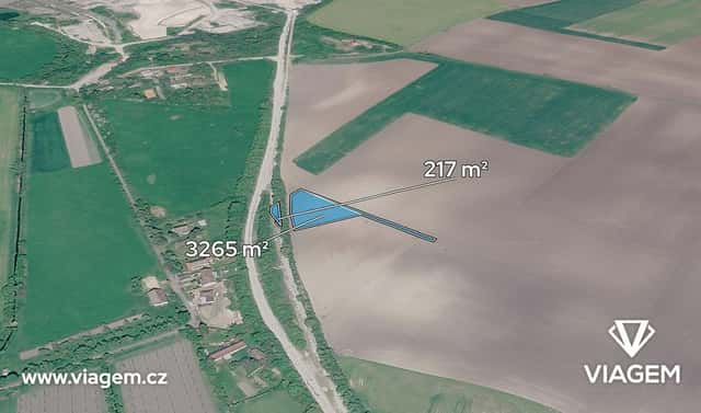 Prodej pole 1 019 m², Čížkovice, okres Litoměřice