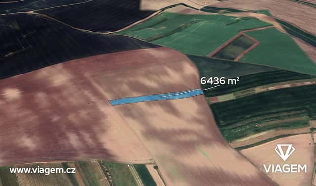 Prodej pole 6 436 m², Hovorany, okres Hodonín