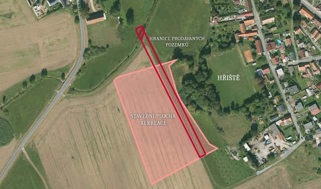 Prodej komerčního pozemku 2 680 m², Dnešice, okres Plzeň-jih