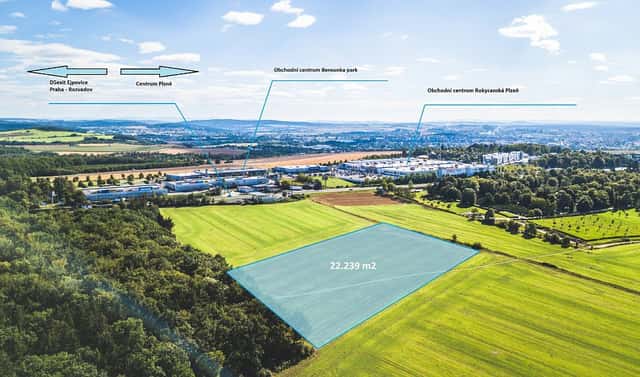 Prodej komerčního pozemku 22 239 m², Rokycanská, Plzeň, okres Plzeň-město