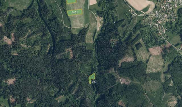 Prodej pole 19 916 m², Jílové u Držkova, okres Jablonec nad Nisou