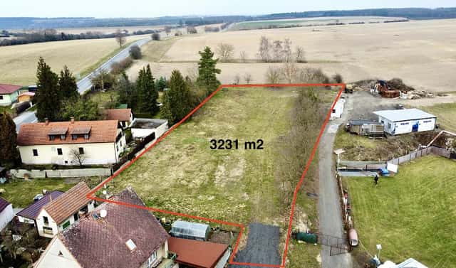 Prodej stavebního pozemku 3 231 m², Předměřice nad Jizerou, okres Mladá Boleslav