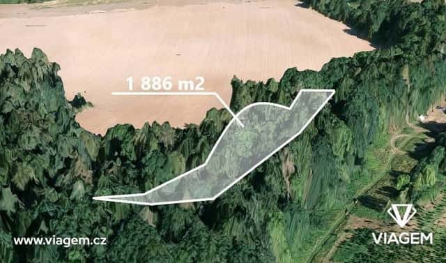 Prodej lesa 1 886 m², Neveklov, okres Benešov