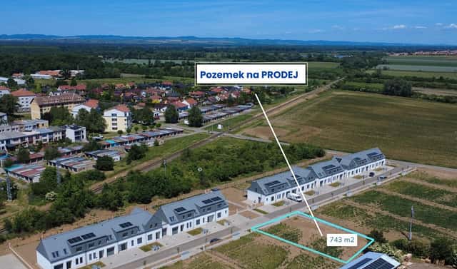 Prodej stavebního pozemku 743 m², Strážnice, okres Hodonín