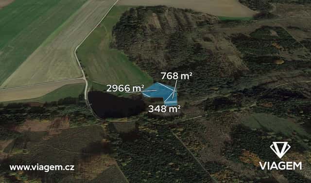 Prodej lesa 4 700 m², Jemnice, okres Třebíč
