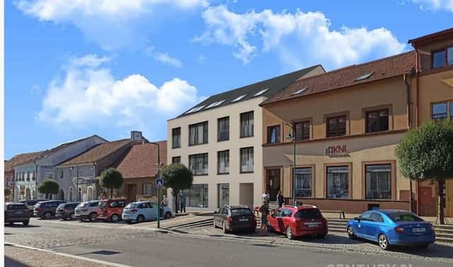Prodej bytu 2+kk 46 m², Masarykovo náměstí, Bystřice nad Pernštejnem, okres Žďár nad Sázavou