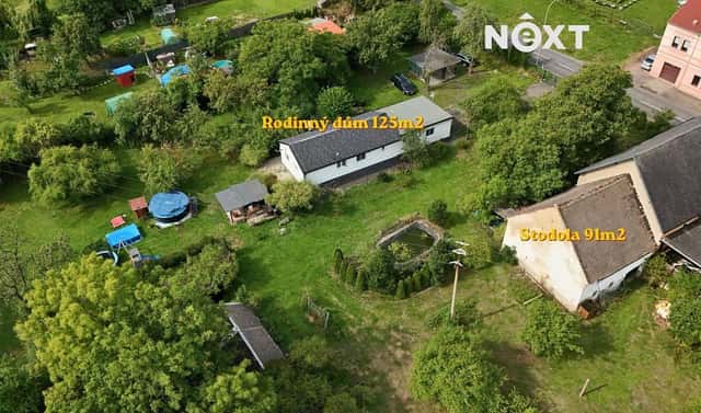 Prodej domu 77 m² s pozemkem 12 962 m², Palackého, Lom, okres Most