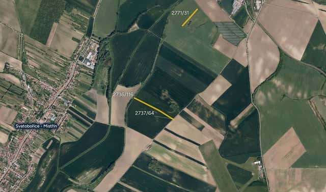 Prodej pole 5 671 m², Svatobořice-Mistřín – Svatobořice, okres Hodonín