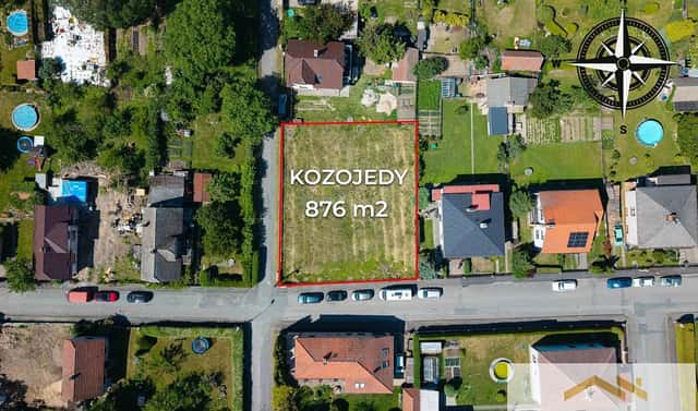 Prodej stavebního pozemku 876 m², Kozojedy, okres Praha-východ