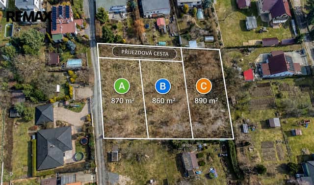 Prodej stavebního pozemku 860 m², Týnec nad Labem, okres Kolín