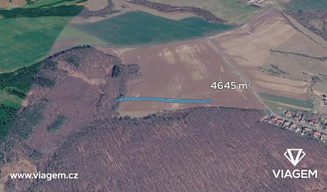 Prodej pole 2 903 m², Dobrkovice, okres Zlín