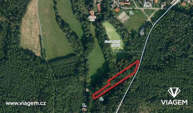 Prodej lesa 1 007 m², Chrast, okres Chrudim