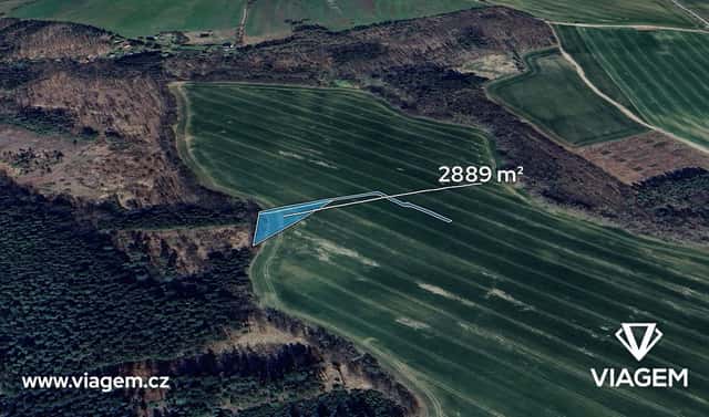 Prodej pole 697 m², Doubek, okres Praha-východ