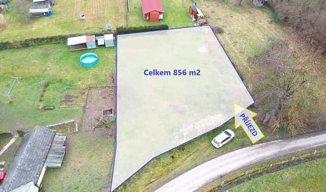 Prodej stavebního pozemku 856 m², Vodňany, okres Strakonice