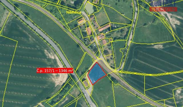Prodej stavebního pozemku 1 346 m², Sedlice – Němčice, okres Strakonice