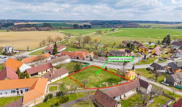 Prodej stavebního pozemku 1 200 m², Bečice, okres České Budějovice