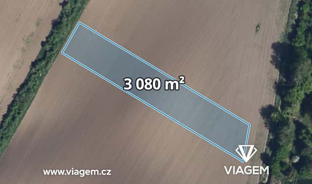 Prodej pole 1 540 m², Úhřetice, okres Chrudim