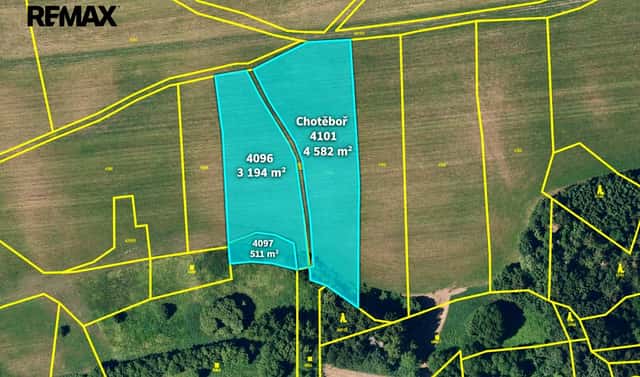 Prodej pole 46 277 m², Chotěboř, okres Havlíčkův Brod