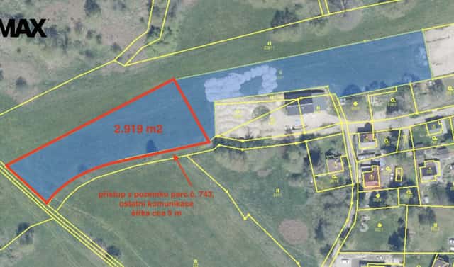 Prodej louky 2 919 m², Kraslice, okres Sokolov