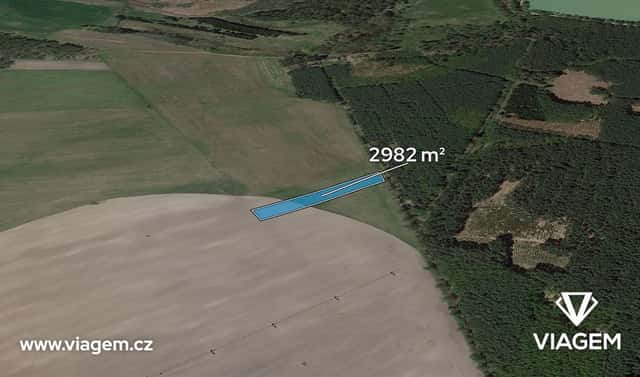 Prodej pole 1 491 m², Klamoš, okres Hradec Králové