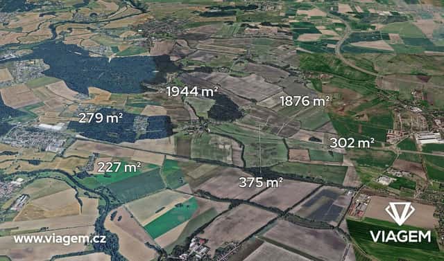 Prodej pole 409 m², Dašice, okres Pardubice