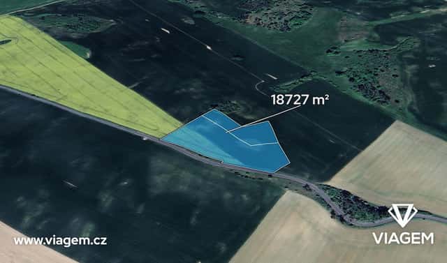 Prodej pole 2 080 m², Hostim, okres Znojmo