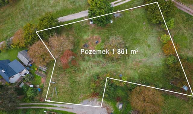 Prodej stavebního pozemku 1 801 m², Radim – Tužín, okres Jičín