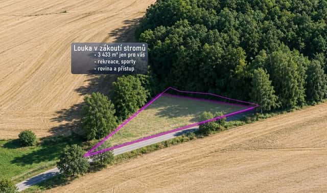 Prodej louky 3 433 m², Přívrat, okres Ústí nad Orlicí