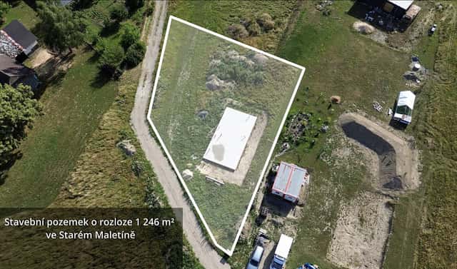Prodej stavebního pozemku 1 246 m², Maletín, okres Šumperk