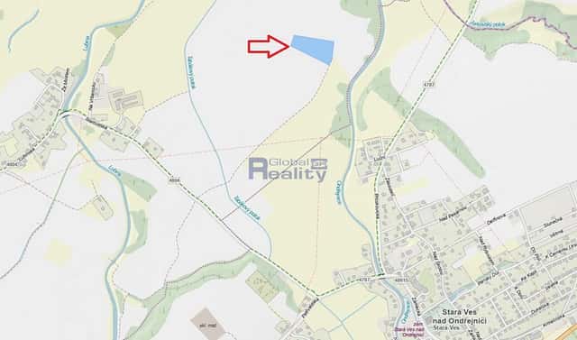 Prodej pole 14 987 m², Stará Ves nad Ondřejnicí, okres Ostrava-město