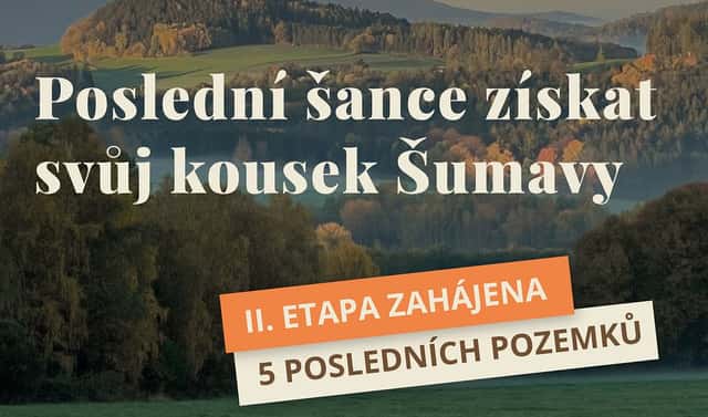 Prodej stavebního pozemku 1 565 m², Chudenín – Liščí, okres Klatovy