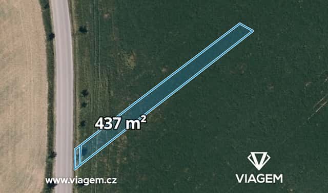 Prodej pole 437 m², Traplice, okres Uherské Hradiště