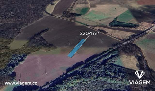 Prodej pole 534 m², Tuhaň, okres Mělník