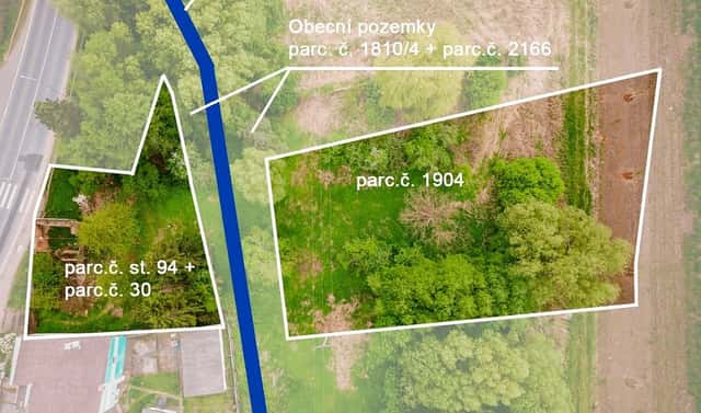 Prodej stavebního pozemku 2 104 m², Hořovičky, okres Rakovník