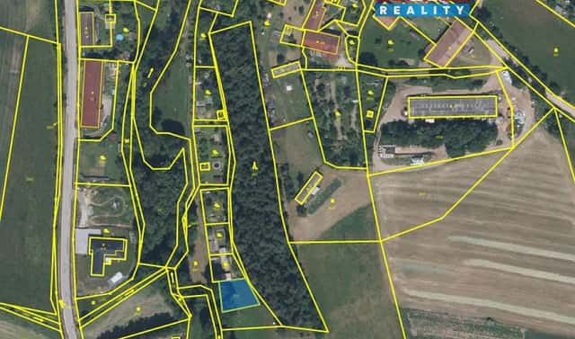 Prodej zahrady 397 m², Radošovice – Kapsova Lhota, okres Strakonice