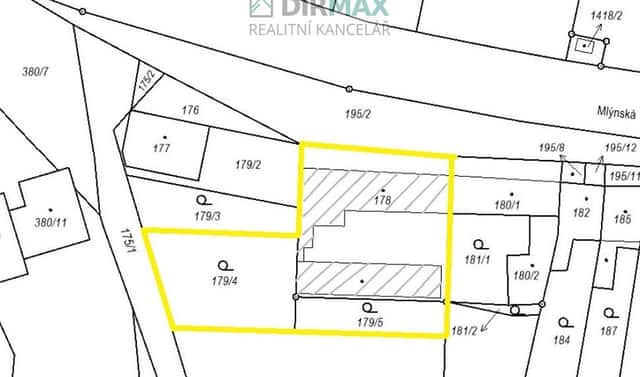 Prodej stavebního pozemku 1 210 m², Mlýnská, Plzeň – Malesice, okres Plzeň-město