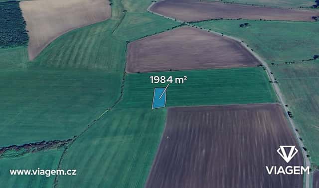Prodej pole 992 m², Kovač, okres Jičín