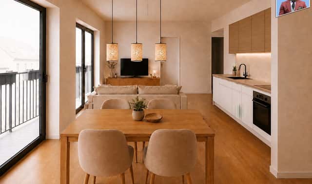 Prodej bytu 3+kk 54 m², Mezírka, Brno – Veveří, okres Brno-město