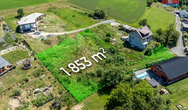 Prodej stavebního pozemku 1 853 m², Kateřinice, okres Vsetín