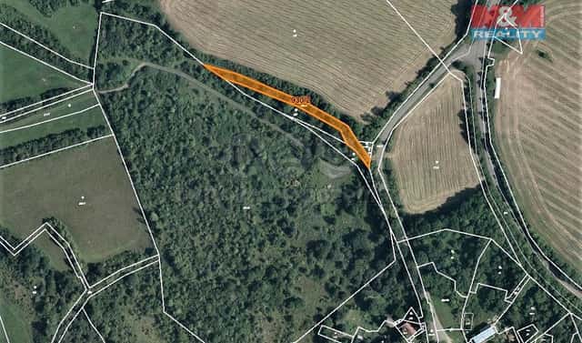 Prodej lesa 1 300 m², Mašťov, okres Chomutov