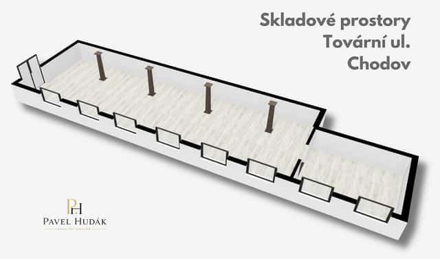 Pronájem skladovacích prostor 116 m², Chodov, okres Sokolov