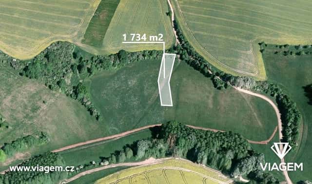 Prodej pole 867 m², Částkov, okres Uherské Hradiště