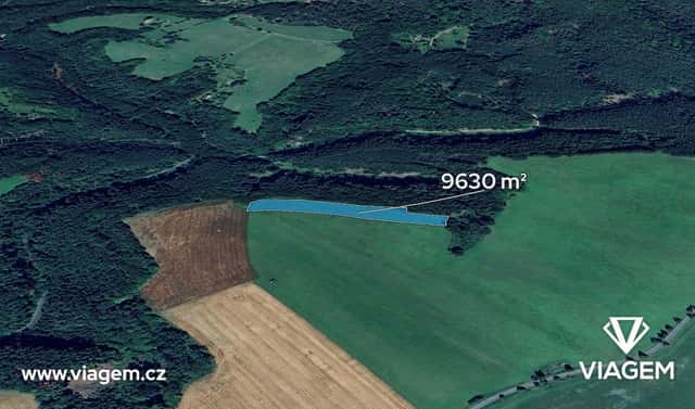 Prodej pole 1 926 m², Blatce, okres Česká Lípa