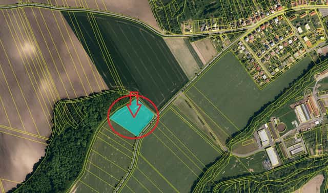 Prodej pole 1 466 m², Všechovice – Bučovice, okres Přerov