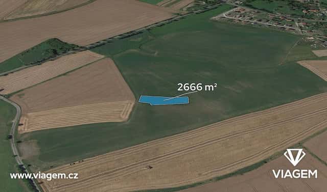 Prodej pole 666 m², Jičíněves, okres Jičín