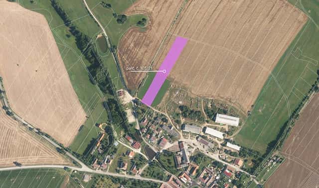 Prodej komerčního pozemku 5 483 m², Mysletice, okres Jihlava