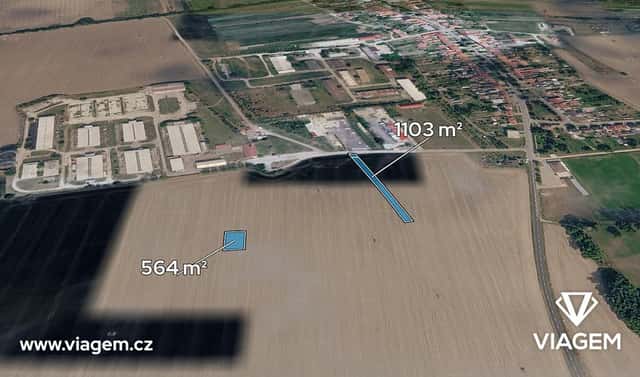 Prodej pole 555 m², Hroznová Lhota, okres Hodonín