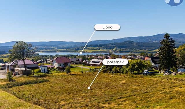 Prodej stavebního pozemku 1 714 m², Horní Planá, okres Český Krumlov